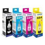 Epson Original T664 Four Color Ink Bottle Set