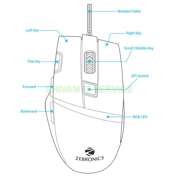 zeb tempest gaming mouse 5