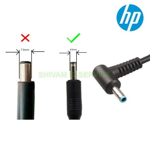 Buy Hp Original 65w 45mm Blue Pin Adapter Charger For Laptops At Best Price In Siliguri India 4986