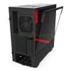nzxt h510i gaming case black red 3