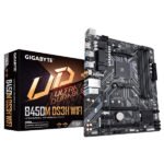Gigabyte B450M DS3H WiFi Motherboard with Realtek® GbE LAN with cFosSpeed, PCIe Gen3 x4 M.2, RGB FUSION 2.0, Intel® Dual Band 802.11ac WIFI, CEC 2019 ready