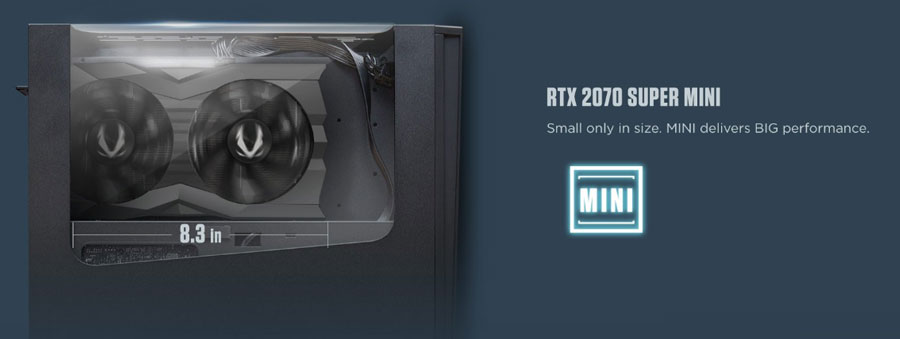 Buy ZOTAC GeForce RTX 2070 SUPER Mini 8GB GDDR6 Graphic Card ZT