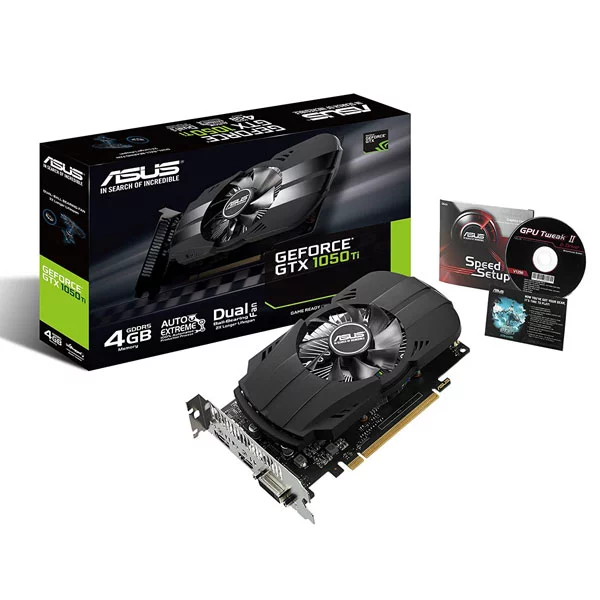 Buy Asus GeForce GTX 1050 Ti 4GB Phoenix Fan Edition Gaming Graphics Card  (PH-GTX1050TI-4G) at Best Price in Siliguri, India, Kolkata, Darjeeling,