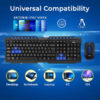 foxin fkm506 pro multimedia keyboard mouse combo 2