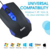 foxin wired usb optical mouse smart blue 2