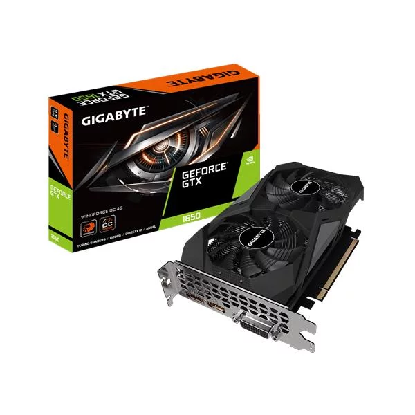 Buy GIGABYTE GTX 1650 D6 WINDFORCE OC 4GD Graphics Card Nvidia GeForce®with  Integrated 4GB GDDR6 (GV-N1656WF2OC-4GD) at Best Price in Siliguri, India, 