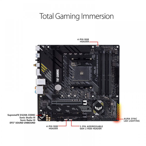 ASUS TUF Gaming B550M PLUS Motherboard