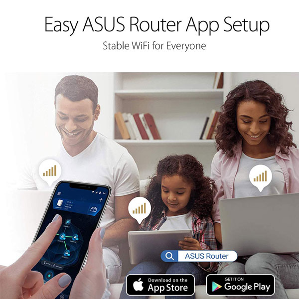 ASUS RT-AC59U V2 - AC1500 Dual Band Gigabit WiFi Router with MU-MIMO, AiMesh for mesh WiFi System and Parental Controls