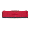 Crucial Ballistix 3600MHz DDR4 Desktop Gaming Memory RAM 8GB (8GBx1) RED BL8G36C16U4R