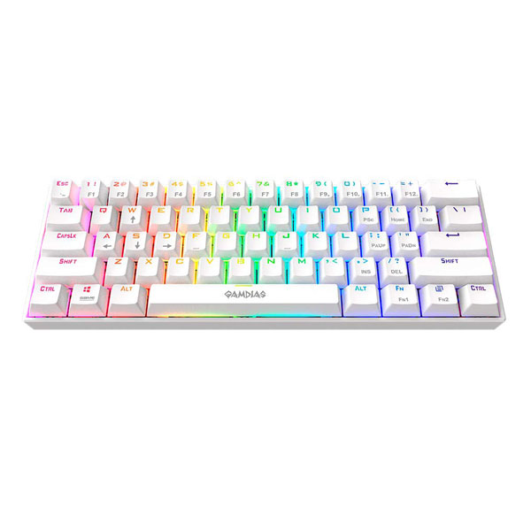Gamdias Hermes E3 RGB White Mechanical Gaming Keyboard