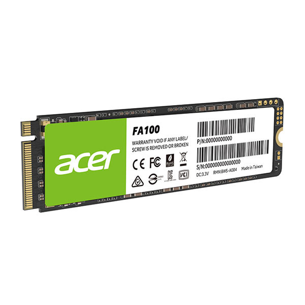 ACER FA100 128GB M.2 Gen3 x4 NVMe 3D NAND Internal SSD Solid State Drive