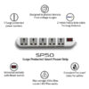 Rapoo Ideakard SP50 Surge Protect Smart Strip 5 Socket Surge Protector