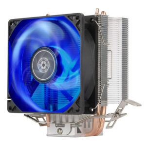 Silverstone KR03 Krypton CPU Cooler, 92mm Blue LED Fan, 2000 RPM, Universal Socket Compatibility Intel & AMD