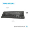 hp 1f0c9pa wireless keyboard mouse combo 5