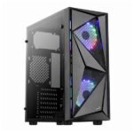 AeroCool Glider mid tower Cabinet (Black)