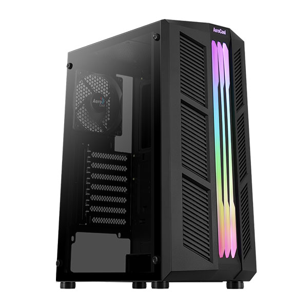 AeroCool Prime RGB Mid Tower Cabinet (Black)