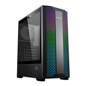 Ant Esports ICE-280TG Mid Tower Gaming Cabinet (Black)