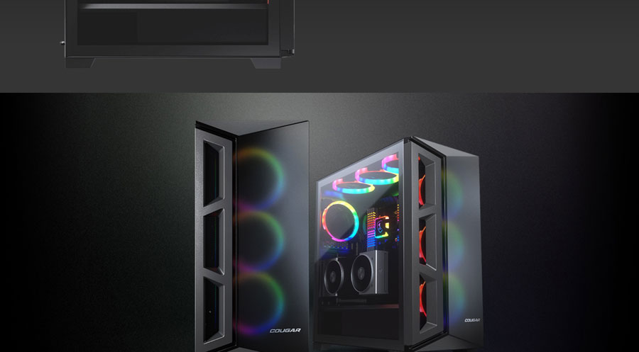 Cougar DarkBlader X5 RGB Cabinet Mid-Tower Gaming Case (Black)