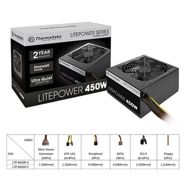 thermaltake litepower 450w smps 5