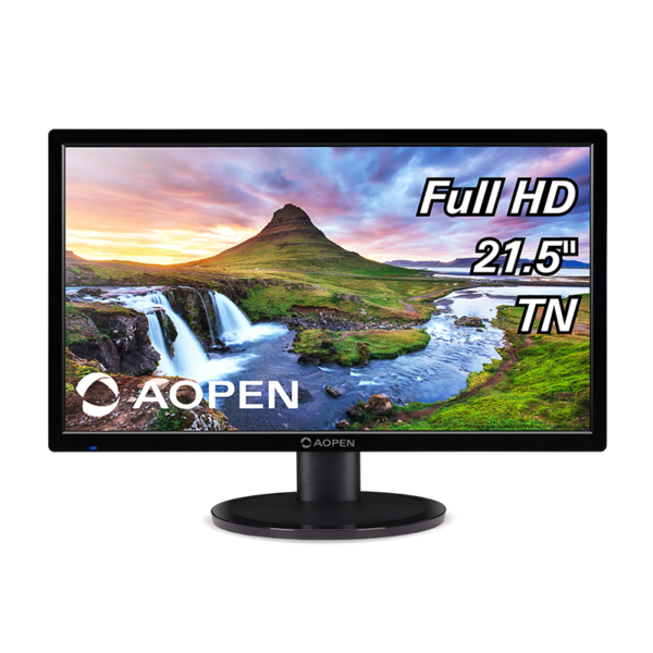 Acer Aopen 22CH1Q 21.5 inch Full HD 1920 X 1080 Resolution Backlit LED LCD Monitor 200nits Brightness HDMI and VGA Port