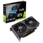 ASUS Dual GeForce RTX 3050 OC Edition 8GB GDDR6 RAM Graphics Card 128 bit 2560 CUDA Cores PCIE 4.0