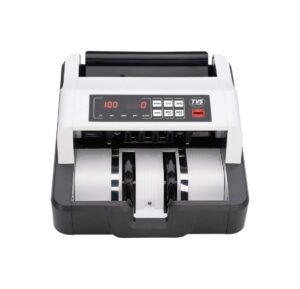 TVS Electronics Cash Money Counting Machine - CC 232 Classic with Customer Display UV, MG, IR & 3D color sensor detection Auto start, stop & clear Error message on fake note detection