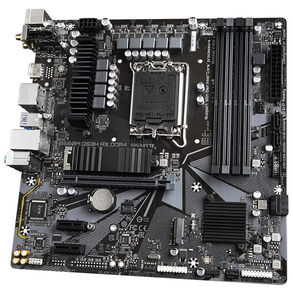 Gigabyte B660M DS3H AX DDR4 (Wi-Fi) Motherboard 12th Gen LGA1700 socket