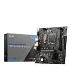 MSI PRO B660M-E DDR4 Motherboard, Micro-ATX - Supports Intel 12th Gen Core Processors, LGA 1700 - DDR4 Memory Boost 4600+MHz/OC, PCIe 4.0 x16 Slot, M.2 Gen3 x4, 2.5G LAN