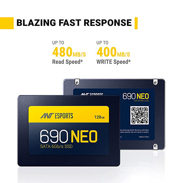 Ant Esports 690 Neo Sata 2.5 128 GB SSD 5