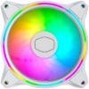 Cooler Master MasterFan 3in1 MF120 Halo White Edition ARGB-Dual Ring Addressable RGB Lighting, Case & Cooling Hybrid Fan Blade Design, Vibration Dampening Frame, with Controller - Image 2