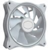 Cooler Master MasterFan 3in1 MF120 Halo White Edition ARGB-Dual Ring Addressable RGB Lighting, Case & Cooling Hybrid Fan Blade Design, Vibration Dampening Frame, with Controller - Image 3