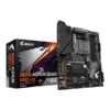 Gigabyte B550 Aorus Pro V2 Motherboard with 12+2 Phases Digital Twin Power Design, Fins-Array Heatsink, Direct-Touch Heatpipe, Dual PCIe 4.0/3.0 x4 M.2 with Dual Thermal Guards, 2.5GbE LAN, Front & Rear USB Type-C™, RGB FUSION 2.0, Q-Flash Plus