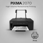 Canon PIXMA GM2070 Single Function, Wi-Fi, Monochrome, Auto-Duplex Printing, Ink Tank Printer