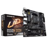 GIGABYTE B550M DS3H Ultra Durable Motherboard with Pure Digital VRM Solution, PCIe 4.0 x16 Slot, Dual PCIe 4.0/3.0 M.2 Connectors, Realtek GbE LAN, Smart Fan 5 with FAN STOP,  RGB FUSION 2.0, Q-Flash Plus