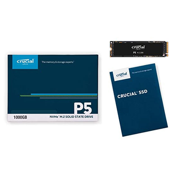 P5 PLUS 1TB Crucial M.2 PCIe 4.0 3D NAND CT 1000 P 5 PSSD 8 nvme SSD fino a 6600MB/s 