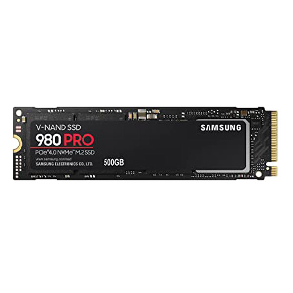 Samsung 980 PRO 500GB Up to 6900 MBs PCIe 4.0 NVMe M.2 2280 Internal