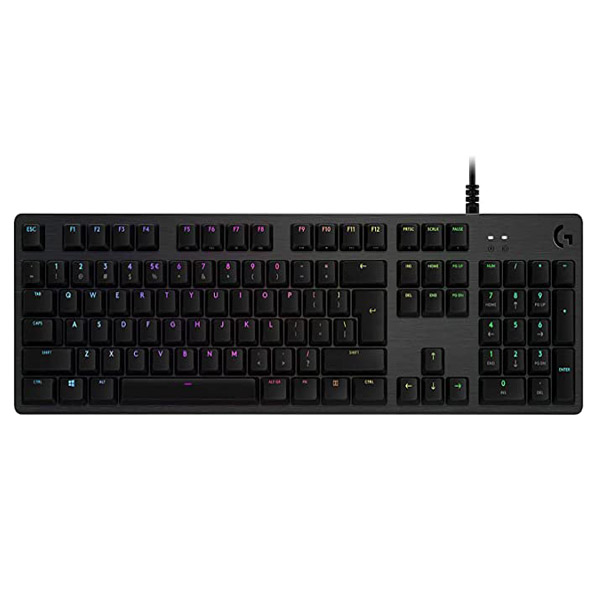 Buy Logitech G512 Lightsync RGB Mechanical Gaming Keyboard, Carbon ...