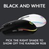 Logitech G203 Wired Gaming Mouse, 8,000 DPI, Rainbow Optical Effect LIGHTSYNC RGB, 6 Programmable Buttons, On-Board Memory, Screen Mapping, PC/Mac Computer and Laptop Compatible - White - Image 7