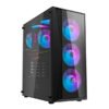 Ant Esports 220 Air Mid- Tower Computer Case/ Gaming Cabinet - Black