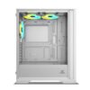 Ant Esports ICE-4000 RGB Mid- Tower Computer Case / Gaming Cabinet - White - Image 3