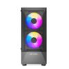 Ant Esports ICE-100 Mid-Tower Computer Case/Gaming Cabinet - Black - Image 2