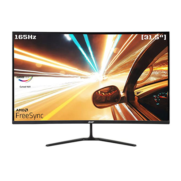 Acer 32 Curved 1920x1080 HDMI DP 165hz 1ms Freesync HD LED Gaming Monitor  - ED320QR Sbiipx