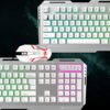 Zebronics Zeb-Transformer USB Gaming Keyboard and Mouse Set (USB, Braided Cable) White with Silver - Image 4