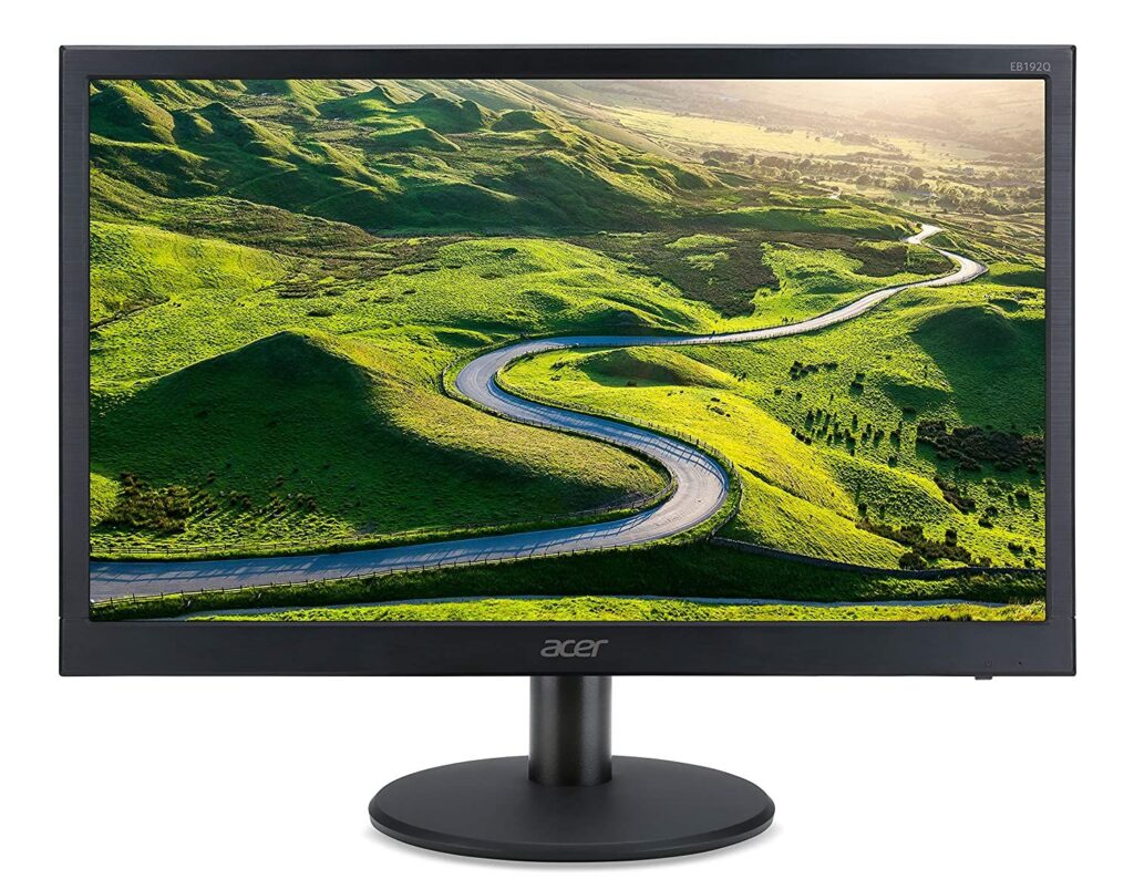 Acer 18.5 inch HD Backlit LED LCD Monitor 200 Nits VGA Port EB192Q Black 2 1