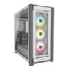 Corsair iCUE 5000X RGB Tempered Glass Mid-Tower ATX Computer Case/Gaming Cabinet - White - CC-9011213-WW