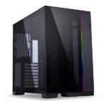 Lian Li O11 Dynamic EVO Mid-Tower Computer Case,Gaming Cabinet, PC Cabinet, Chassis -Black ISupport E-ATX/ATX/M-ATX/ITX I Aluminium Panel with Front and Side Tempered Glass Panel-G99.011DEX.in