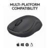 Logitech M240 Silent Bluetooth Mouse, Wireless, Compact, Portable, Smooth Tracking, 18-Month Battery, for Windows, macOS, ChromeOS, Compatible with PC, Mac, Laptop, Tablets - Graphite - Image 2