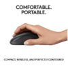 Logitech M240 Silent Bluetooth Mouse, Wireless, Compact, Portable, Smooth Tracking, 18-Month Battery, for Windows, macOS, ChromeOS, Compatible with PC, Mac, Laptop, Tablets - Graphite - Image 4