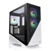 Thermaltake Divider 370 TG Snow ARGB (E-ATX) Mid Tower Cabinet (White)-(CA-1S4-00M6WN-00)