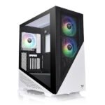 Thermaltake Divider 370 TG Snow ARGB (E-ATX) Mid Tower Cabinet (White)-(CA-1S4-00M6WN-00)